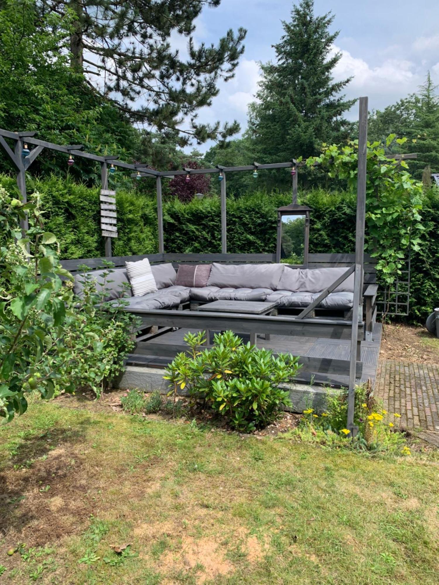 Dubbele Chalet Op Recreatiepark Topparken Op De Veluwe In Beekbergen Met Grote Vrije Tuin En Eigen Parkeerplaats 객실 사진
